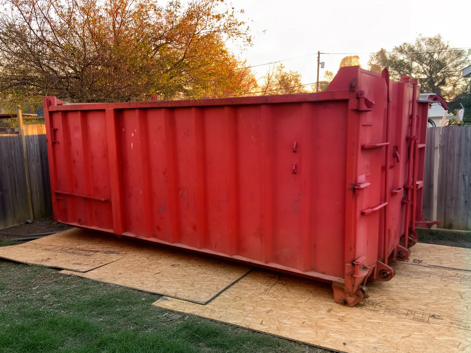 Roll-off dumpster from Brady Dumpster Rental Services in Jackson, TN